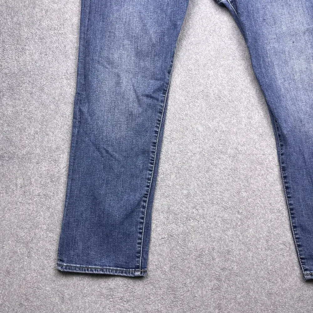 lee extreme motion straight leg jeans blue 40x30